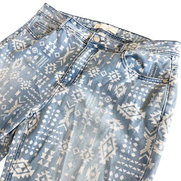 Cato Denim Aztec‎ Print Denim Jeans size 14 - Picture 4 of 7